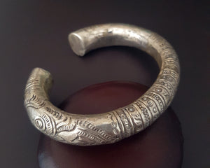 Old Hill Tribe Silver Cuff Bracelet