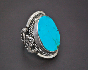 Nepali Turquoise Ring - Size 10.5
