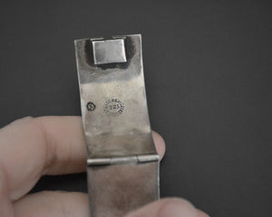 Mexican Taxco Link  Cuff Bracelet