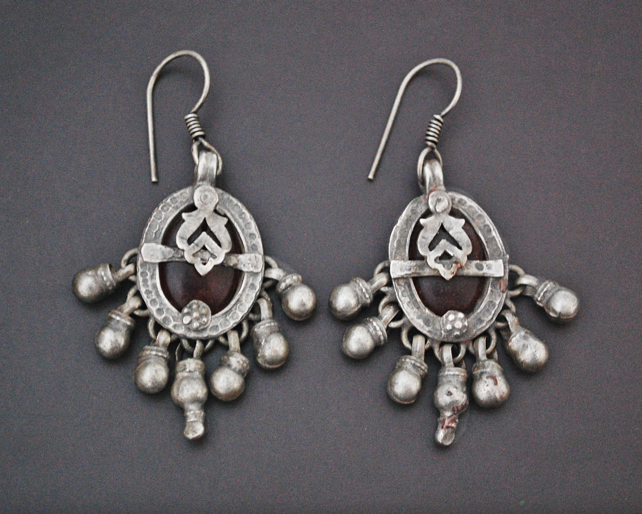 Rajasthani Earrings with Glass