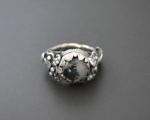 Antique Yemeni Agate Ring - Size 7