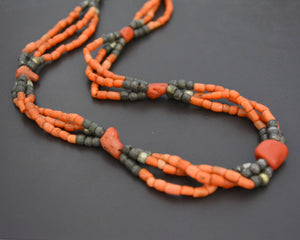 Reserved for S. - Moroccan Berber Coral Necklace