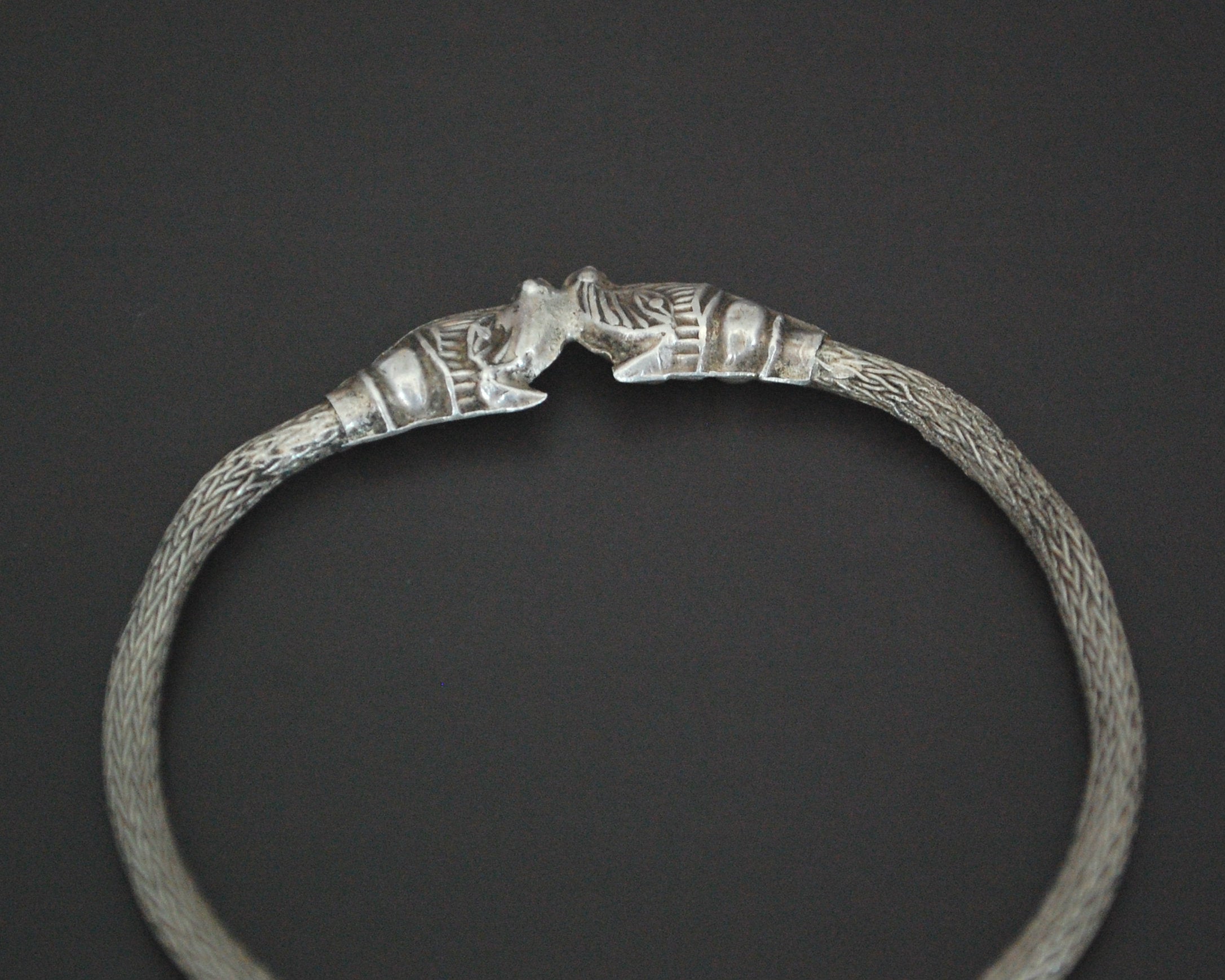 Indian Elephants Head Snake Chain Bracelet