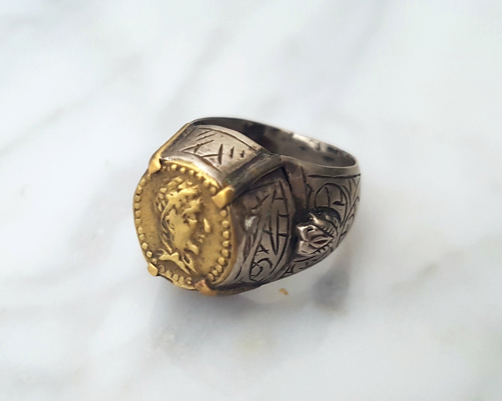 Turkmen Signet Ring - Size 8