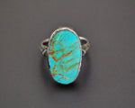 Ethnic Persian Turquoise Ring - Size 8