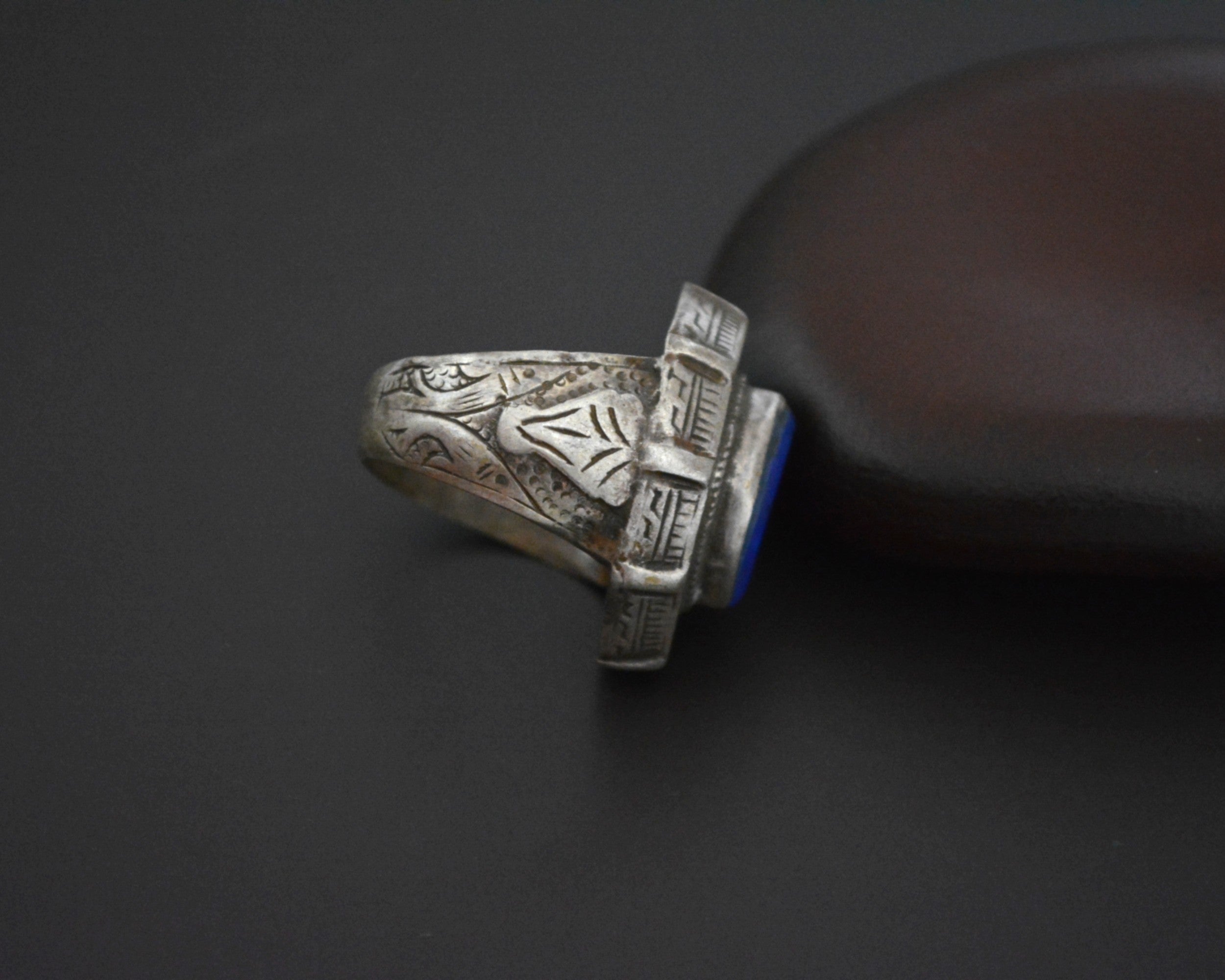 Afghani Lapis Lazuli Ring - Size 8