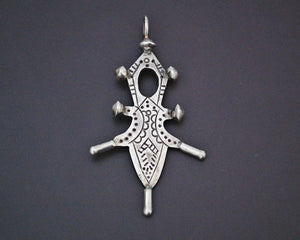 Tuareg Silver Cross Pendant