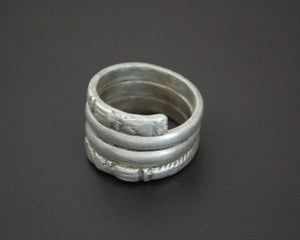 Ethnic Coil Ring from India - Size 8