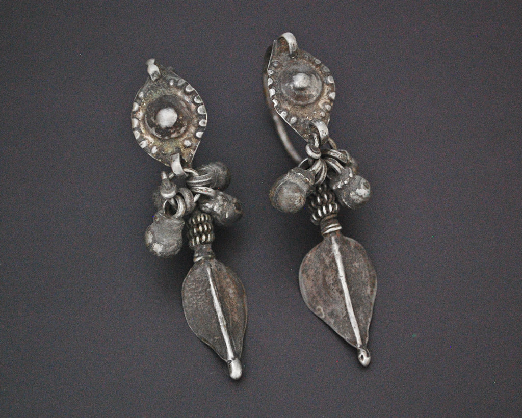 Old Rajasthani Silver Earrings