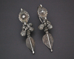 Old Rajasthani Silver Earrings