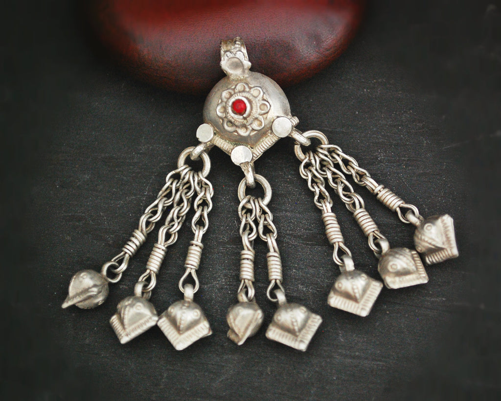 Old Afghani Bell Charm Pendant