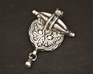 Rajasthani Silver Amulet with Bell