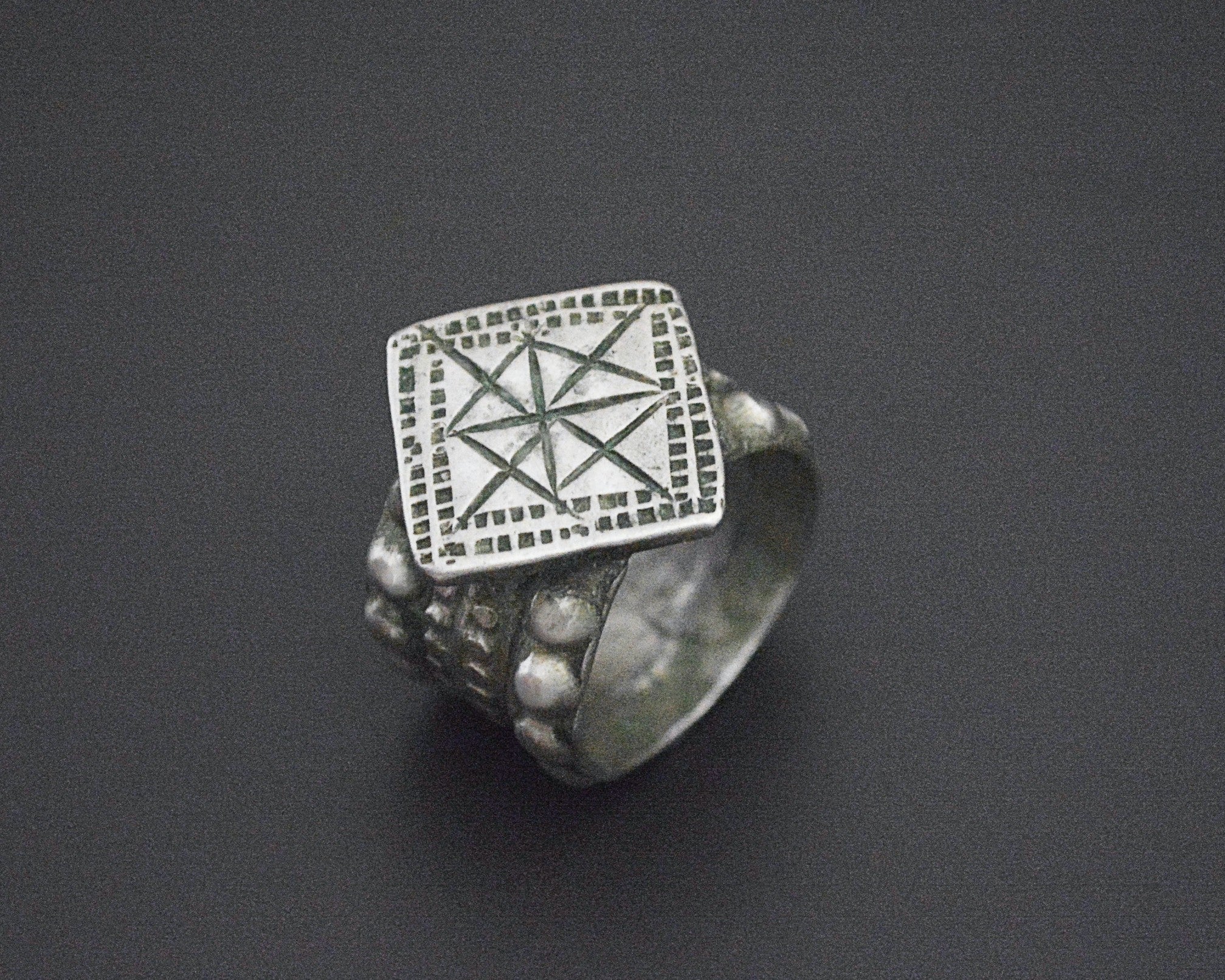 Antique Omani Silver Ring - Size 10.5