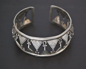 Egyptian Ankh Cuff Bracelet