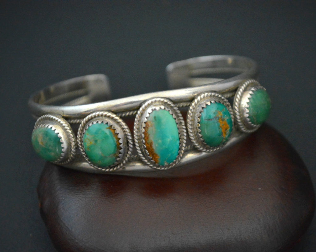 Navajo Turquoise Cuff Bracelet - Native American Turquoise Bracelet
