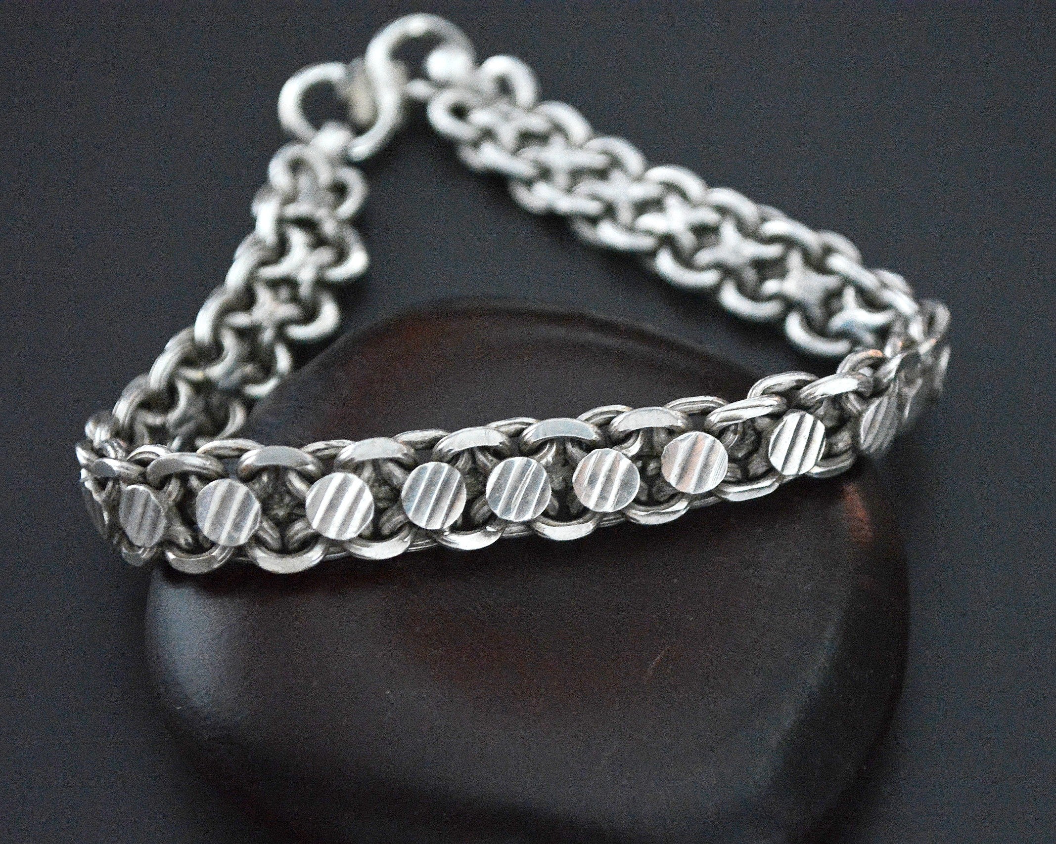 Rajasthani Sterling Silver Link Bracelet