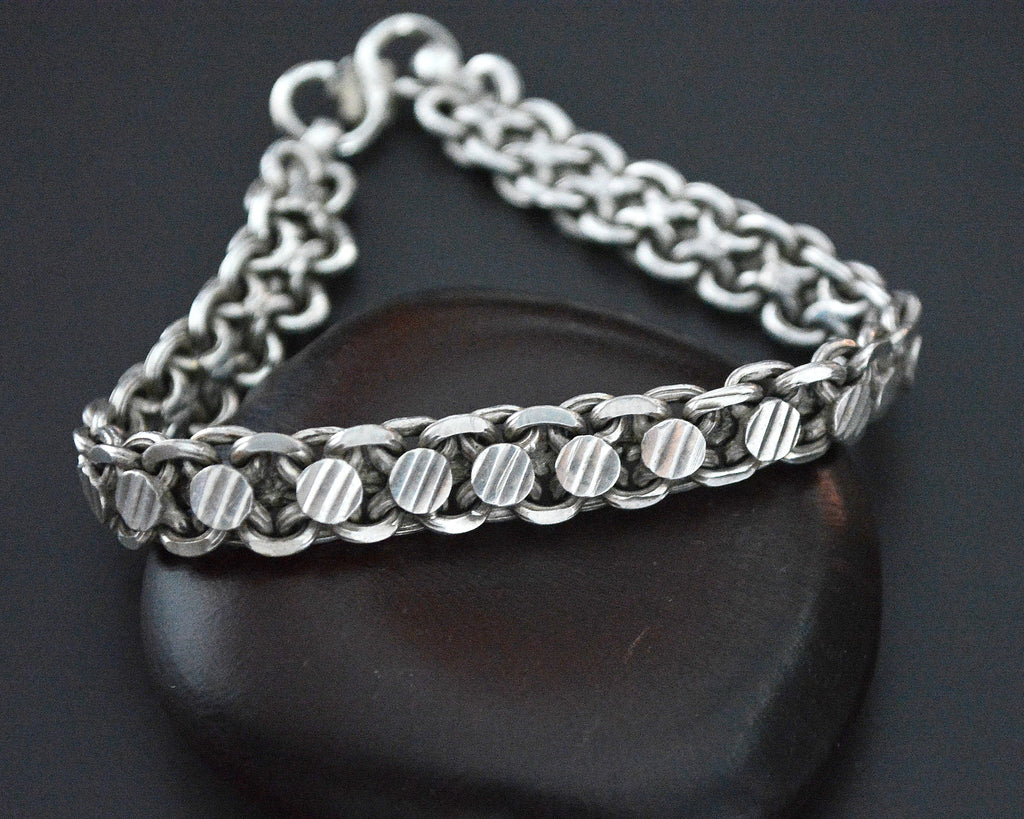 Rajasthani Sterling Silver Link Bracelet