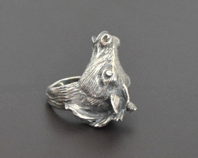 Horse Silver Ring - Size 4.5/5