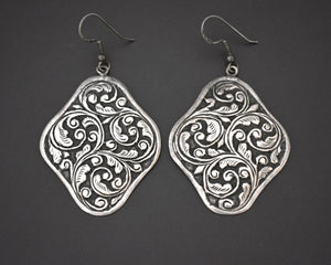 Nepali Repoussee Dangle Earrings