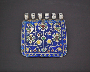 Old Multan Enamel Silver Pendant