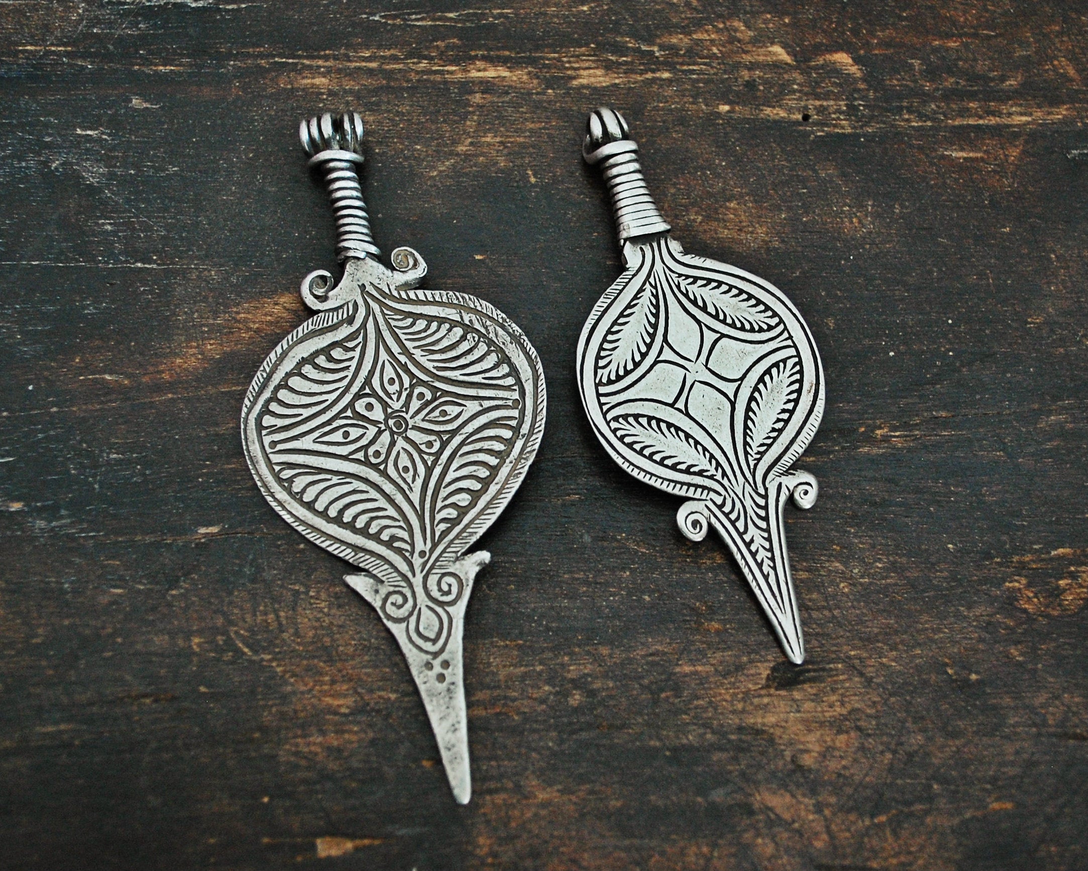 Indian Tribal Silver Pendant
