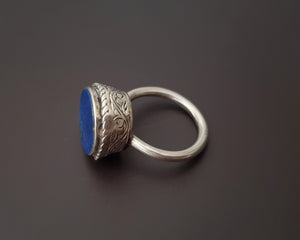 Afghani Lapis Lazuli Ring - Size 7.5