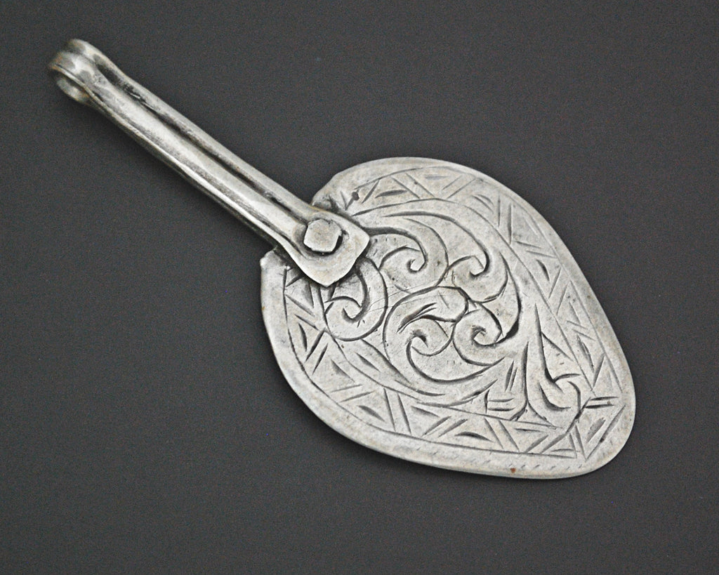 Carved Berber Charm Pendant