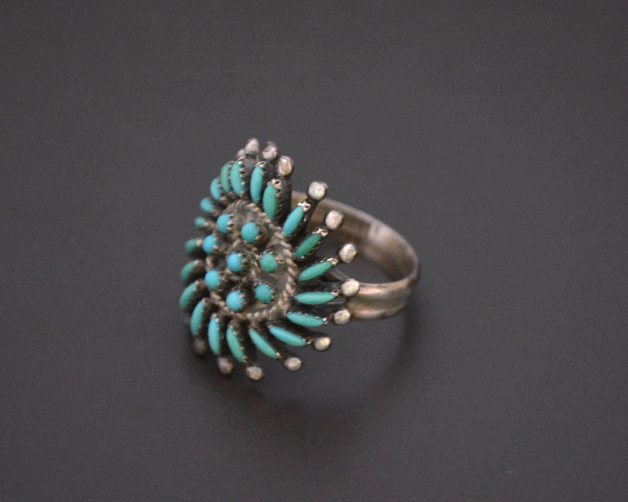 Zuni Petit Point Cluster Ring - Size 9