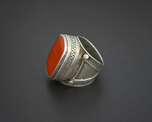 Turkmen Carnelian Ring - Size 9