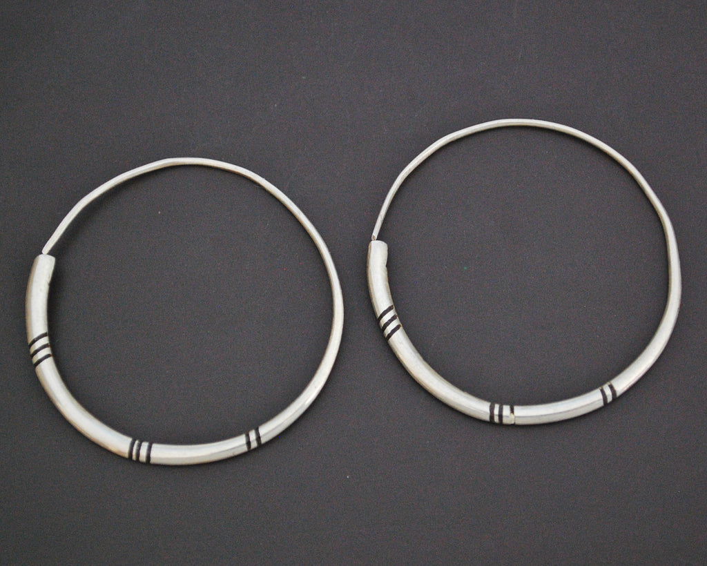 Tuareg Hoop Earrings - LARGE