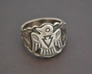 Navajo Thunderbird Ring - Size 6.5