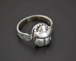 Dainty Scarab Ring from Egypt - Size 8