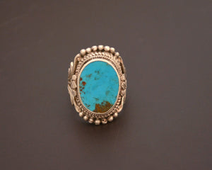 Reserved for A. - Nepali Turquoise Ring - Size 8.25