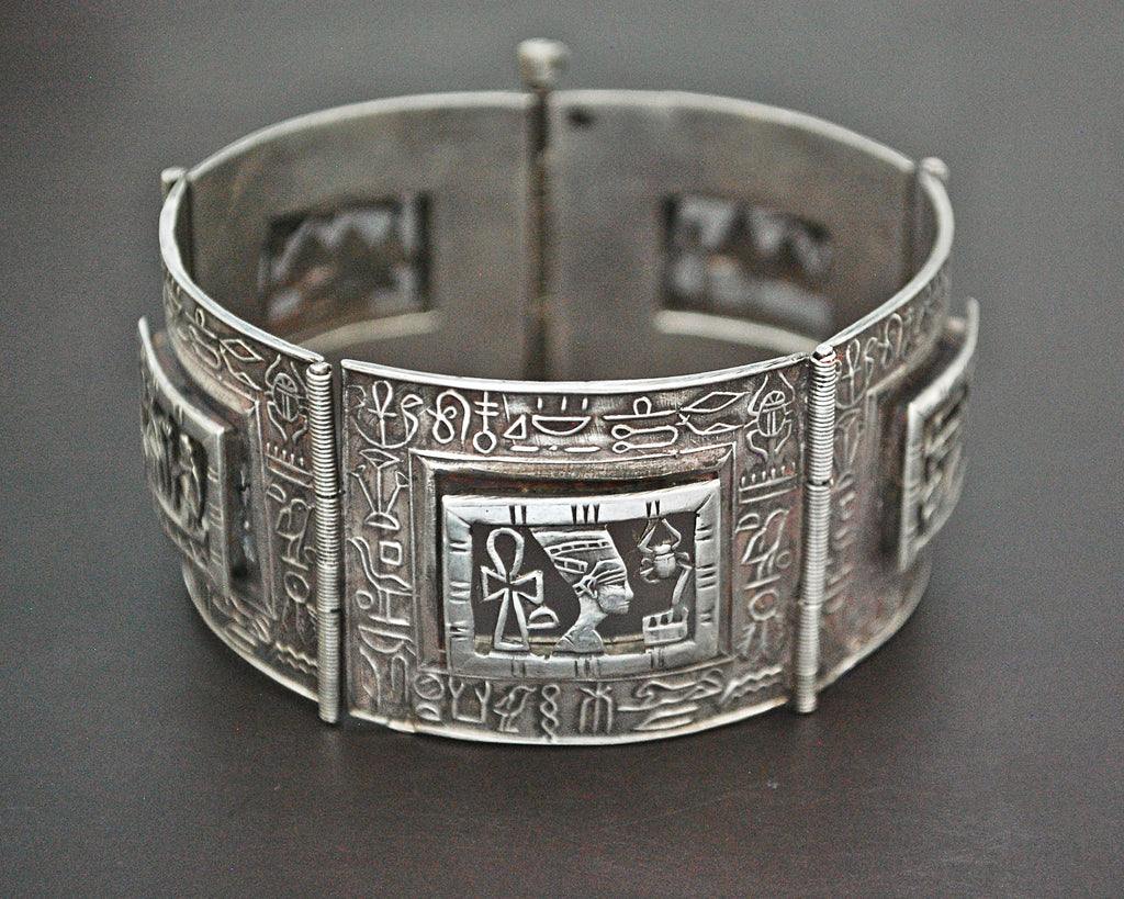 Egyptian Hieroglyph Bracelet - SMALL