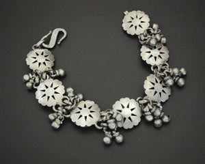 Rajasthani Silver Bracelet with Bells