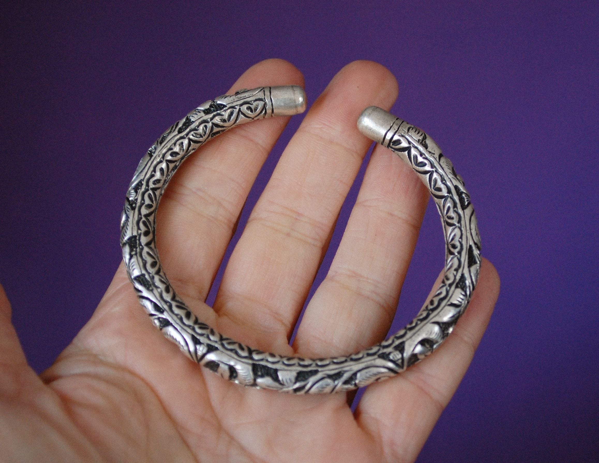 Ethnic Silver Bracelet from India