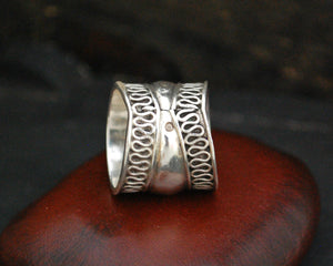 Ethnic Cigar Band Ring - Size 8