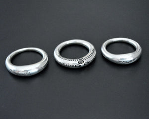 Tuareg Silver Ring - Size 7.25 - 8