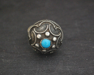Ethnic Turquoise Ring - Size 7