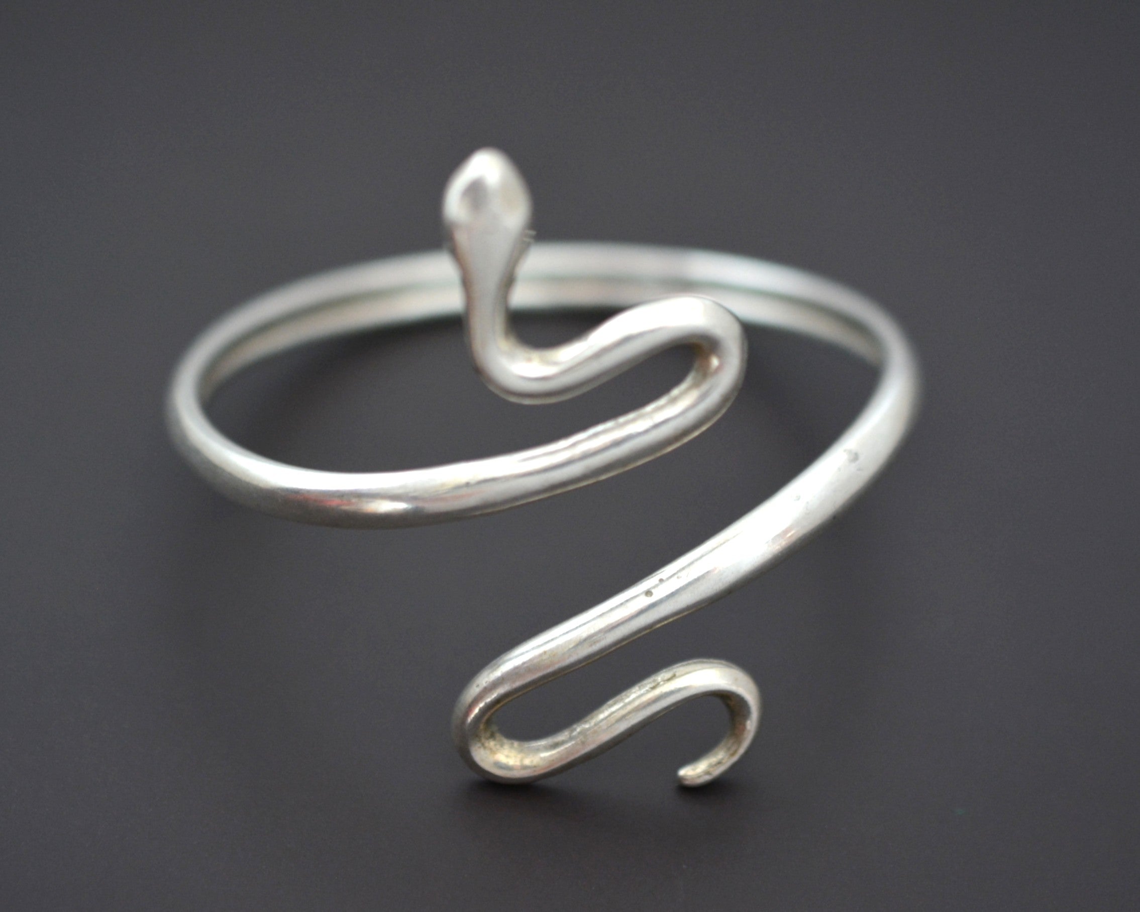 Vintage Silver Snake Bracelet