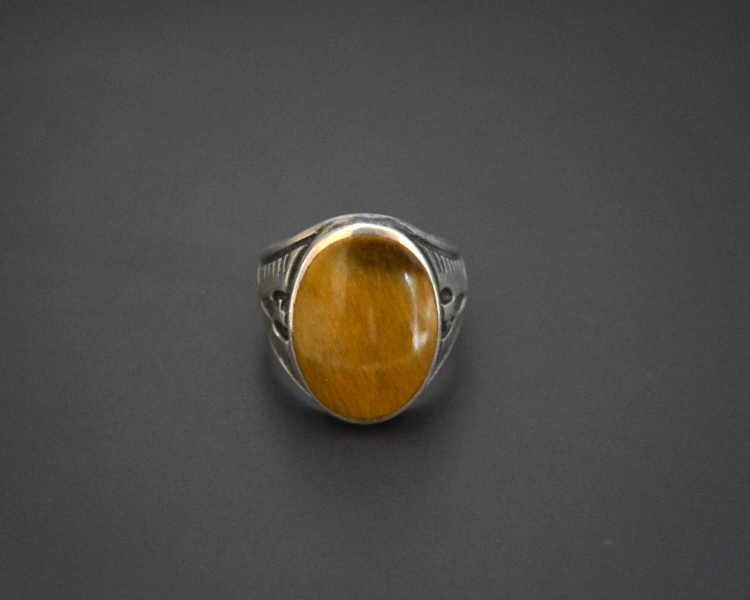 Thunderbird Tiger Eye Ring - Size 7.25