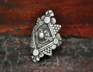 Antique Afghani Silver Ring - Size 9