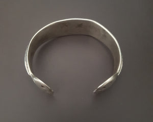Uzbek Silver Cuff Bracelet - SMALL