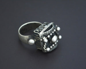 Old Rajasthani Silver Ring - Size 6.5