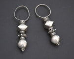 Old Rajasthani Silver Earrings