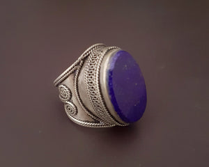 Turkmen Lapis Lazuli Ring  - Size 8.5