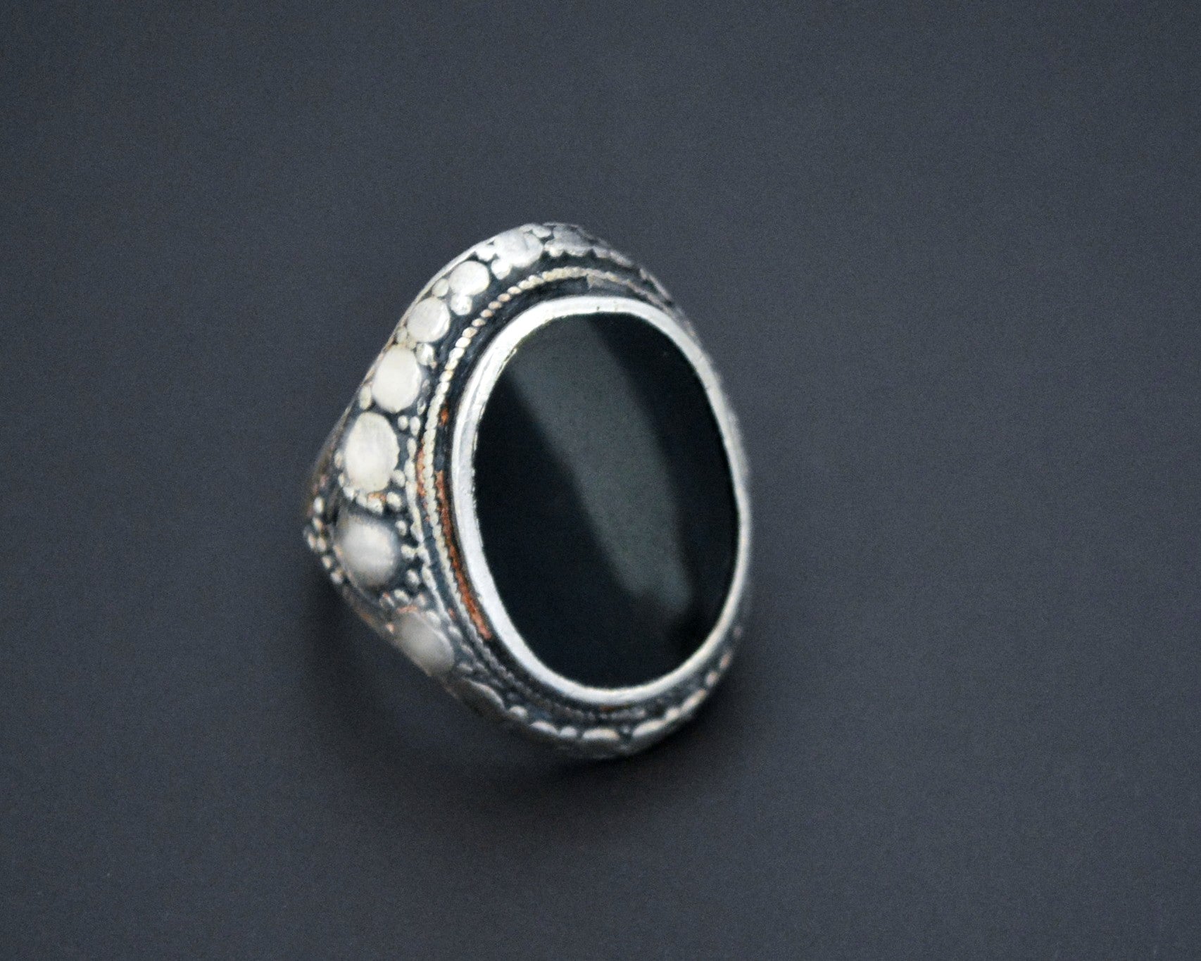 Ethnic Onyx Ring - Size 6