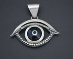 Turkish Evil Eye Silver Pendant