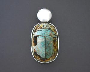 Large Egyptian Scarab Pendant
