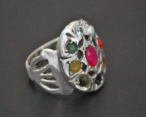 Navaratna Indian Astrology Ring - Size 7.5